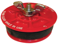 Oatey 33403 Test Plug, 4 in Connection, Plastic, Red