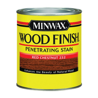 Minwax Wood Finish 700464444 Wood Stain, Red Chestnut, Liquid, 1 qt, Can