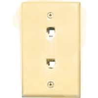 FLUSH MT DUPLEX PHONE JACK *D*