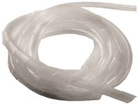 GB FSP-AST2 Spiral Wrap, 3/8 in Dia, 4 ft L, Polyethylene, Clear