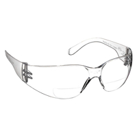 Gateway Safety StarLite MAG Series 46MC15 Magnifying Bi-Focal Safety Glasses, Clear Frame