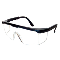 Gateway Safety Strobe Series 49GB83 Safety Glasses, Scratch-Resistant Lens, Black Frame