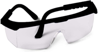 Gateway Safety Strobe Series 49GB79 Safety Glasses, Anti-Fog, Black Frame