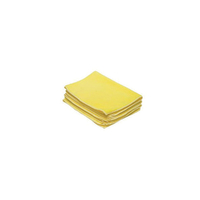 MAGNOLIA BRUSH QD-816Y Cloth, 16 x 16 in, Microfiber, Yellow