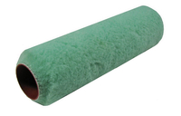 MAGNOLIA BRUSH 9LF038 Roller Cover, 3/8 in Thick Nap, 9 in L, Polyester Cover, Green