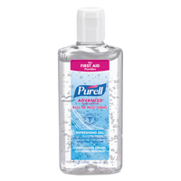 PURELL 9651-24 Hand Sanitizer, Citrus, Clear/Colorless to Pale Yellow, 4 fl-oz Bottle