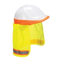 HARD HAT NECK SHADE LIME  / ORG