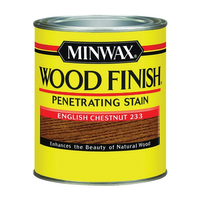 Minwax Wood Finish 700444444 Wood Stain, English Chestnut, Liquid, 1 qt, Can