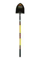 Structron SuperDuty S800 49770 Forged Round Point Shovel, Yellow Fiberglass Handle