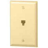 FLUSH MOUNT PHONE JACK IVORY *D*