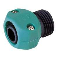 Landscapers Select GC5313L Hose Coupling, 5/8 to 3/4 in, Male, Plastic, Black/Green
