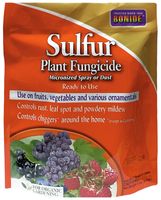 Bonide 142 Plant Fungicide, Powder, Rotten Egg, Pale Yellow, 4 lb Bag
