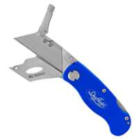 Sheffield 12113 Lock Back Folding Utility Knife, Blue