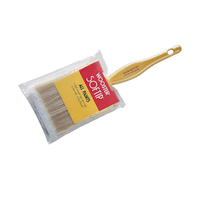 WOOSTER Q3108-4 Paint Brush, 4 in W, 3-3/16 in L Bristle, Nylon/Polyester Bristle