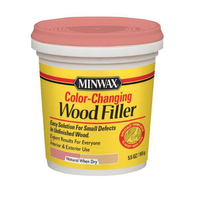 Minwax 448600000 Wood Filler, Liquid, Natural, 5.5 oz