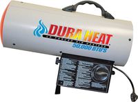 Dura Heat GFA60A Forced Air Heater, 20 lb Fuel Tank, Liquid Propane, 30000/40000/60000 Btu