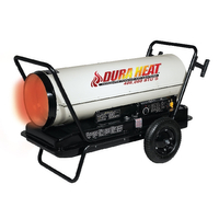 Dura Heat DFA400T Forced Air Heater with Thermostat, 29 gal Fuel Tank, 400,000 Btu