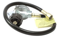 ENERCO F171161 BBQ Hose and Regulator, 600 psi Regulating, 3/8 in Connection, Female, 22 in L Hose