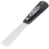Hyde Tools 02050 1-1/4-Inch Stiff Putty Knife, Black and Silver