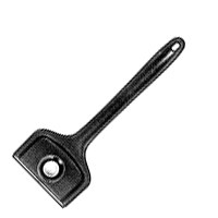 Hyde Tools 10550 2-Edge Lifetime Scraper with Knob, Black and Silver