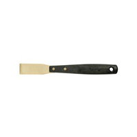 HYDE 12040 Paint Scraper, 1-5/16 in W Blade, Single Edge Blade, Brass Blade, Polypropylene Handle