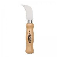 HYDE 20250 Flooring Knife, 2-1/2 in L Blade, HCS Blade, Hardwood Handle