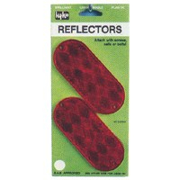REFLECTOR OVAL RED P/S 2/CD