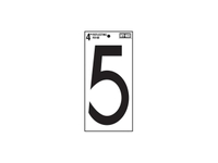 "5" 4" REFLECTIVE NUMBER
