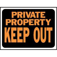 SIGN 3016 PRIVATE PROPERTY_KEEP_