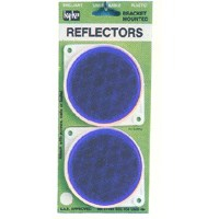 REFLECTOR BLUE 2-HOLE BRKT 2/CD