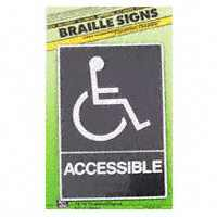 TACTILE SIGN 6x9 ACCESSIBLE HYKO