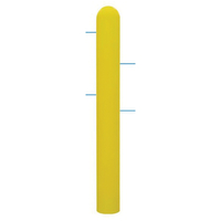 Ideal SHIELD BPD-YL-3-1/2-68-S Bumper Post Sleeve, LDPE, Yellow