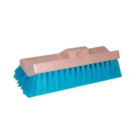 MAGNOLIA BRUSH 186 Bi-Level Scrub Brush, Plastic Bristle, Blue Bristle, 3 in W Brush