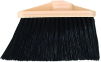 MAGNOLIA BRUSH 471-DS Two-Position Broom, 5 in L Trim, Polypropylene Bristle, Black Bristle, 36 in L