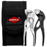 Knipex 00 20 72 V04 XS Mini Pliers 2 Piece Set with Belt Pouch 