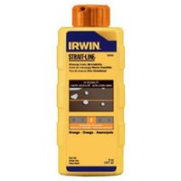 Irwin 64905 Strait-Line 8-oz Hi-Visibility Marking Chalk - Fluorescent Orange