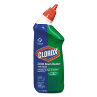 Clorox 00031 Toilet Bowl Cleaner, 24 fl-oz Squeeze Bottle, Liquid, Bleach, Clear