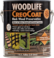 WOLMAN WoodLife CopperCoat 14436A Wood Preservative, Black, Liquid, 1 gal, Can