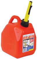 Scepter 00002 Gas Can, 2 gal Capacity, Polyethylene, Red