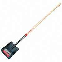 Razor-Back 44363 Square Point Transfer Shovel w/ Tab Socket, Forward Turned Step, Wood Handle