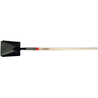 Razor-Back 44124 Square Point Transfer Shovel w/ Tab Socket, Forward Turned Step, Wood Handle