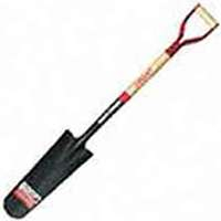 Razor-Back 47202 14 Inch Drain Spade Sharpshooter Shovel with Wood Handle and D-Grip