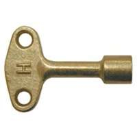 GAS KEY 5/16" x 6" BR SQ T-HDL