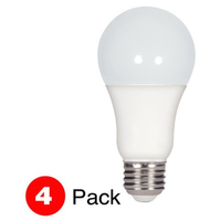 LAMP LED 15.5A19(100W)/27K/4PK