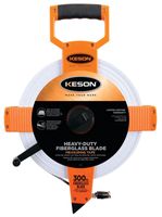 KESON OTR18300 Tape Measure, 300 ft L x 1/2 in W Blade, Fiberglass