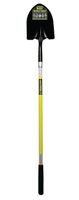Structron S600 Safety 49750 Round Point Shovel, 14 Ga. #2, Yellow Fiberglass Handle