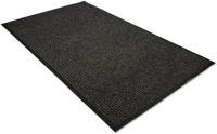 GUARDIAN 64030520 Wiper Mat, 5 ft L, 3 ft W, Dual Rib Pattern, Polypropylene Surface, Chocolate