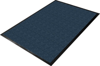GUARDIAN 64030525 Wiper Mat, 5 ft L, 3 ft W, Dual Rib Pattern, Polypropylene Surface, Blue