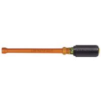 Klein 646-5/16-INS Insulated Nut Driver, 5/16 in Drive, 9-3/4 in OAL, Cushion Grip Handle