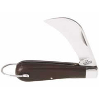 Klein 1550-4 Pocket Knife Carbon Steel 2-5/8-Inch Sheepfoot Slitting Blade